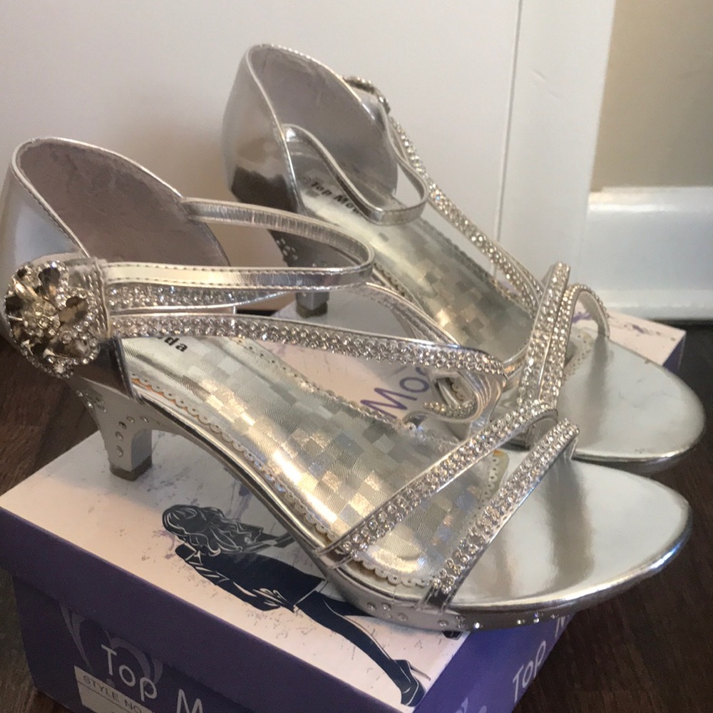 Silver High Heels